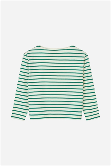 Mads Nørgaard Soft Telli Tee - Vanilla Ice / Verdant Green